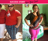 <tc>La mujer que perdió 78 libras con la ayuda de su hermana.</tc>