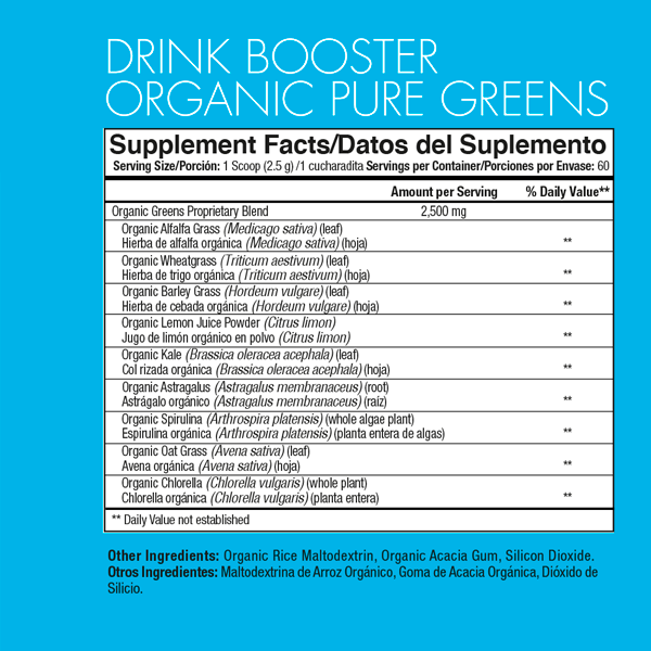 Drink Booster - Organic Pure Greens